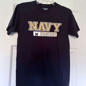 Naval Academy Hockey Champion Navy Short Sleeve Tee